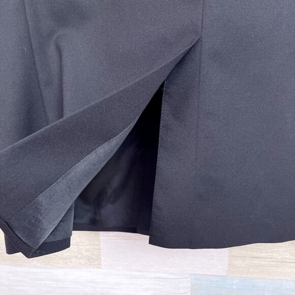 Jos A Bank Notch Collar Tuxedo Suit Black Mens 44R Jacket 40x31 Pleated Pants - Picture 8 of 15